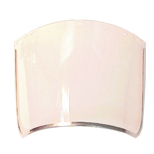 Powerweld Clear Face Shield, Bound with Aluminum Band, 8" x 12" 804BCL